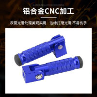 Electric Scooter/Motorcycle Accessories: Foldable Rear Footpegs (Mid-Mounted/Rear-Mounted), Side Stand, and Footrests